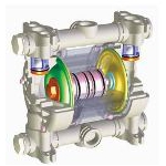 diaphragm booster pump working