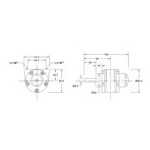 layout drawing of air motor type 1AM