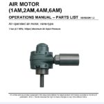 operating manual for 1AM to 6AM air motors