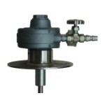 agitator with flange